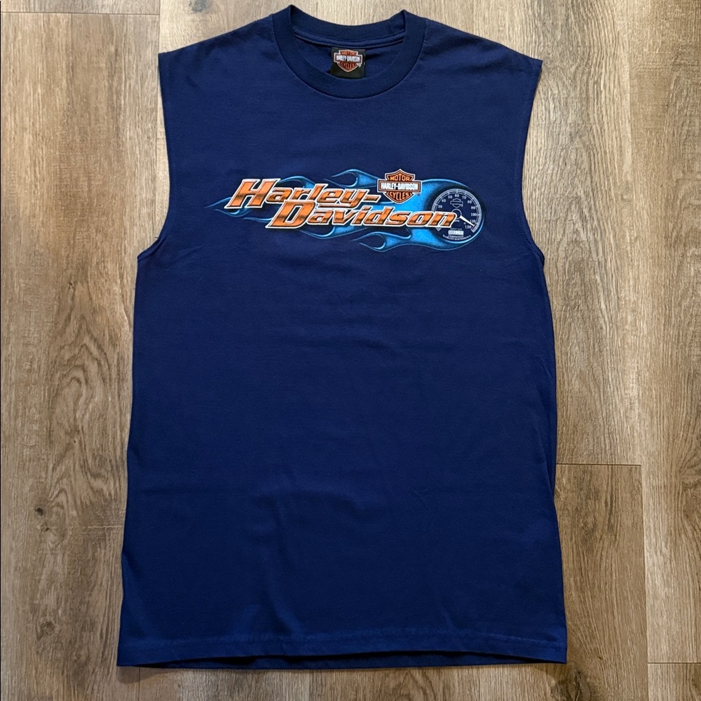 Harley Davidson Belize Central America Muscle Tank Size Medium